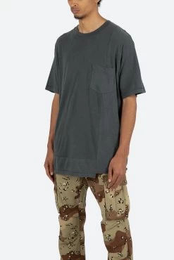 Split Panel Tee - Vintage Black -clothing Split Panel Tee Vintage Black 3