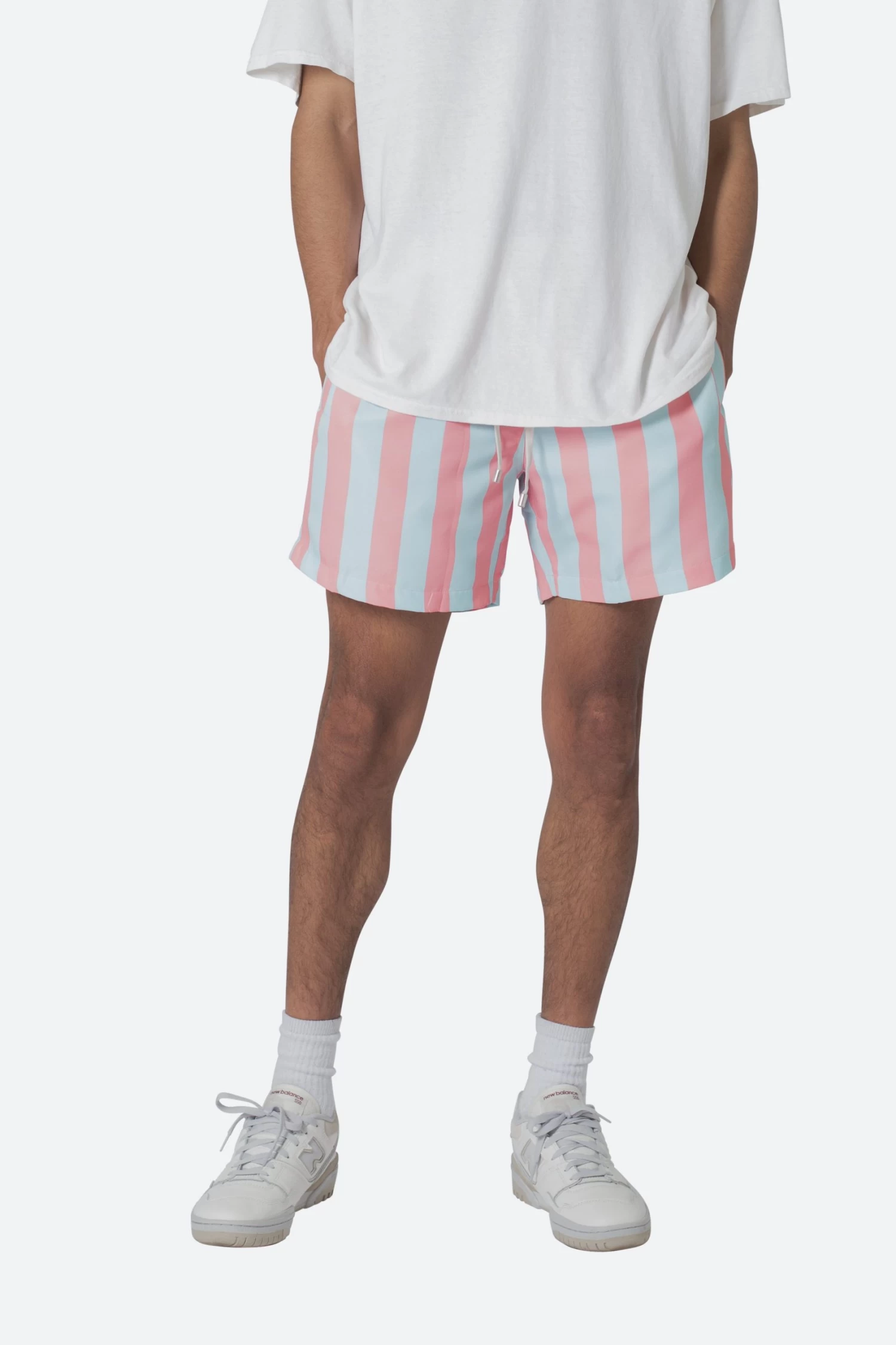 St. Tropez Swim Shorts - Blue/Pink 4 St. Tropez Swim Shorts - Blue/Pink - Image 2