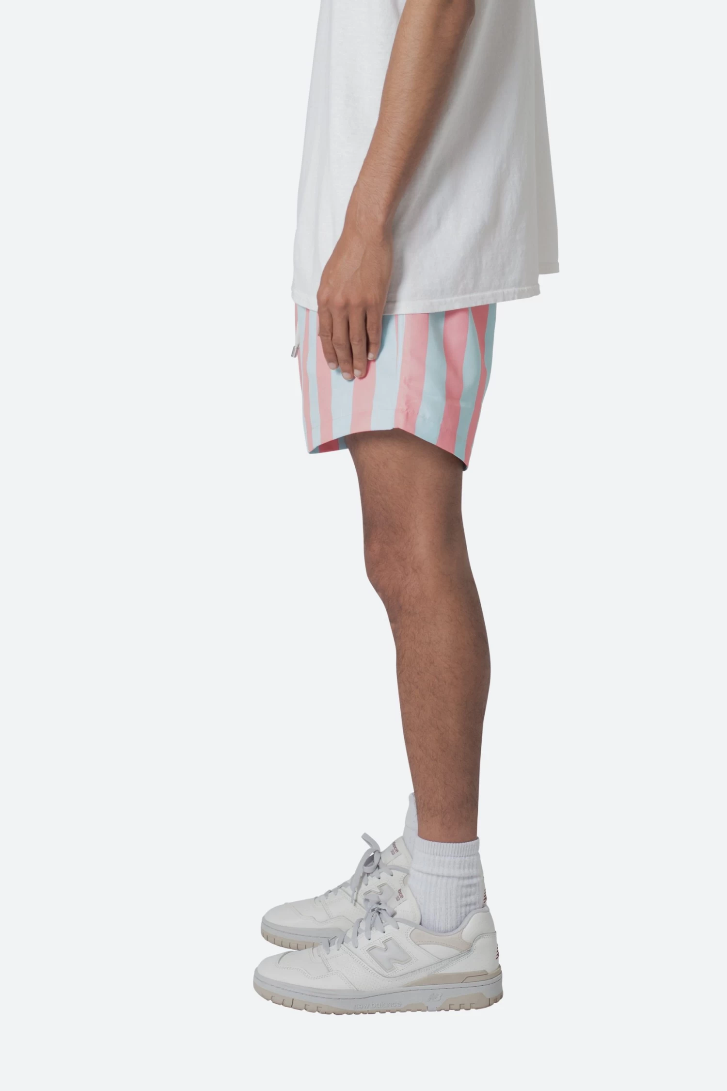 St. Tropez Swim Shorts - Blue/Pink 7 St. Tropez Swim Shorts - Blue/Pink - Image 5