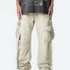 Strapped Multi Cargo Pants - Khaki -clothing Strapped Multi Cargo Pants Khaki