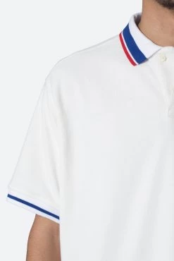Terry Polo Shirt - Off White -clothing Terry Polo Shirt Off White 8