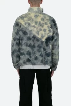 Tie Dye Sherpa Pullover - Blue/Multi -clothing Tie Dye Sherpa Pullover BlueMulti 6