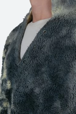 Tie Dye Sherpa Pullover - Blue/Multi -clothing Tie Dye Sherpa Pullover BlueMulti 8