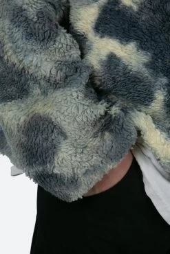 Tie Dye Sherpa Pullover - Blue/Multi -clothing Tie Dye Sherpa Pullover BlueMulti 9