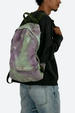 Tie Dyed Backpack - Purple -clothing Tie Dyed Backpack Purple 6