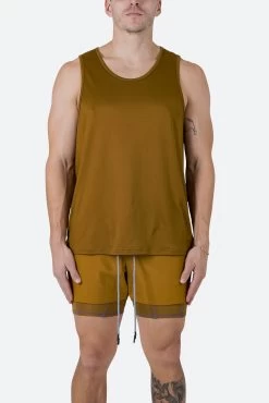 Training Tank - Brown -clothing Training Tank Brown 3