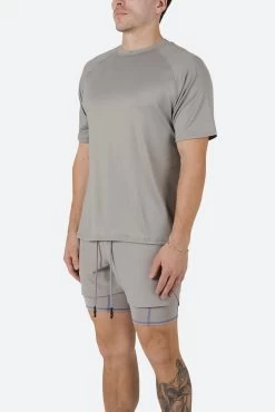 Training Tee - Grey -clothing Training Tee Grey 4