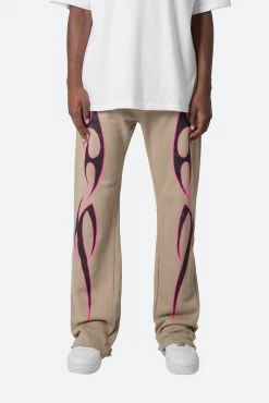 Tribal Bootcut Sweatpants - Earth -clothing Tribal Bootcut Sweatpants Earth 3