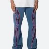 Tribal Printed Sweatpants - Vintage Cobalt -clothing Tribal Printed Sweatpants Vintage Cobalt