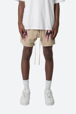 Tribal Sweatshorts - Earth -clothing Tribal Sweatshorts Earth 3
