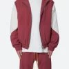 Twill Racing Jacket - Rust -clothing Twill Racing Jacket Rust