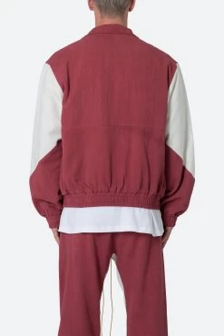 Twill Racing Jacket - Rust 15 Twill Racing Jacket - Rust -clothing Twill Racing Jacket Rust 6