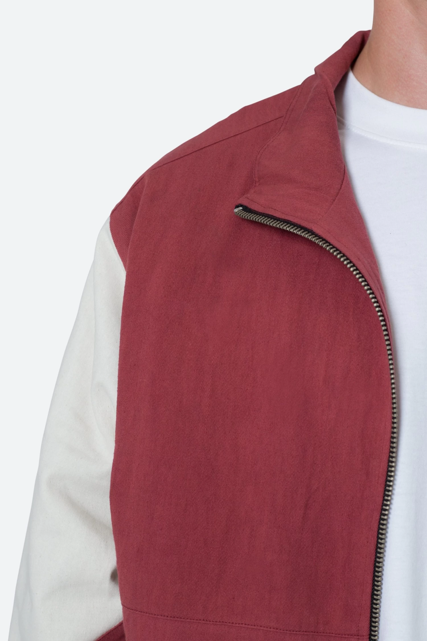 Twill Racing Jacket - Rust 9 Twill Racing Jacket - Rust - Image 7