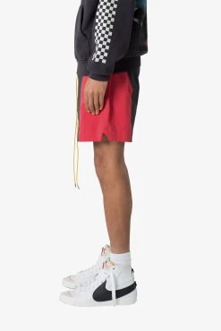 Twill Racing Shorts - Black/Red -clothing Twill Racing Shorts BlackRed 5