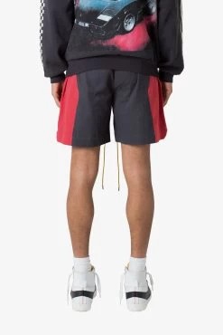 Twill Racing Shorts - Black/Red -clothing Twill Racing Shorts BlackRed 6