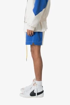 Twill Racing Shorts - Blue/Natural 14 Twill Racing Shorts - Blue/Natural -clothing Twill Racing Shorts BlueNatural 5