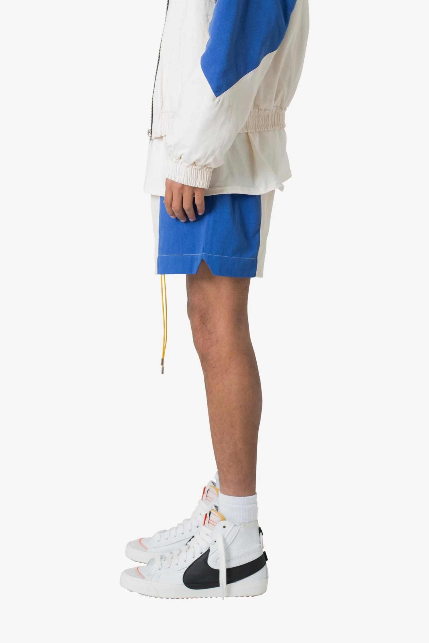 Twill Racing Shorts - Blue/Natural 7 Twill Racing Shorts - Blue/Natural - Image 5