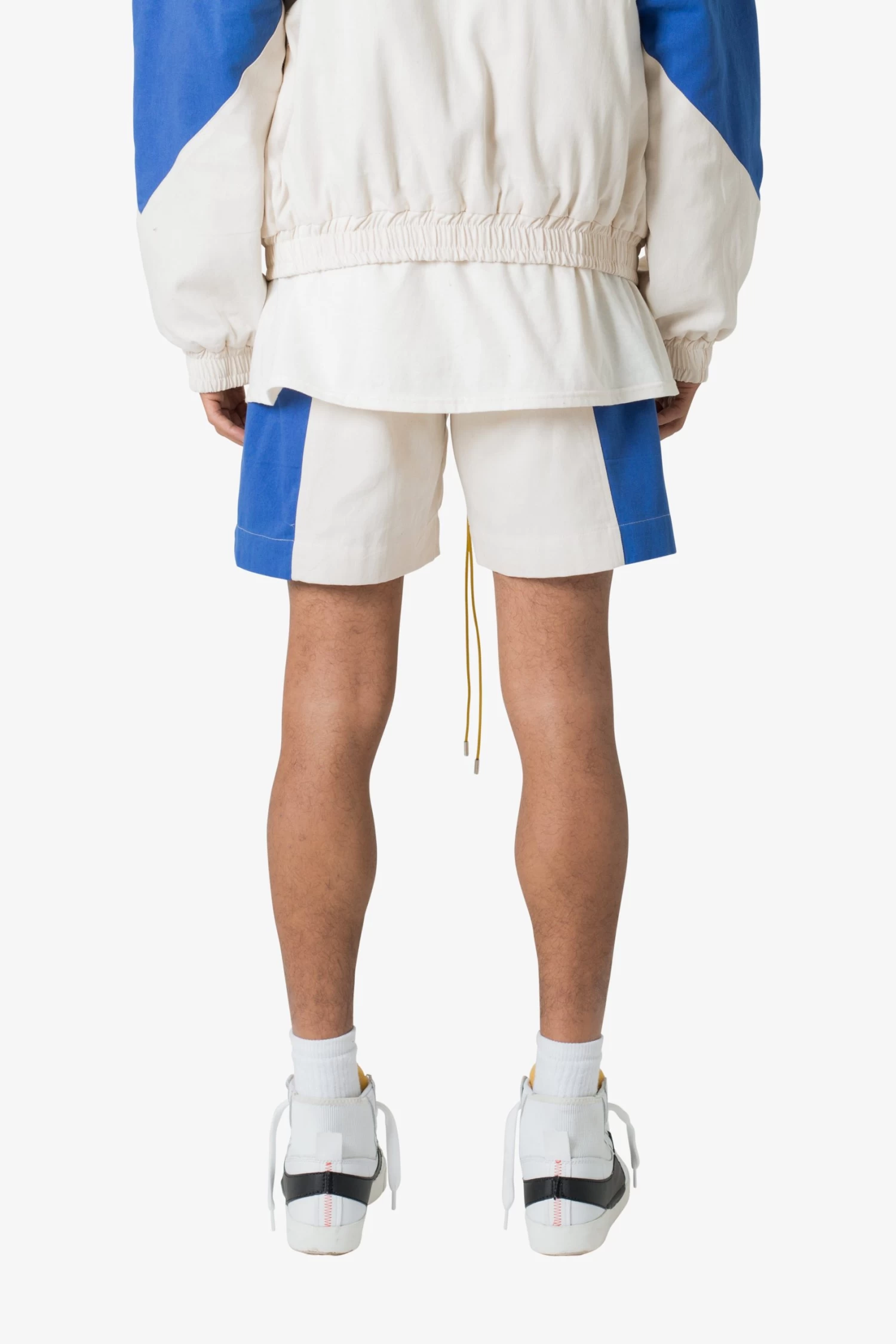 Twill Racing Shorts - Blue/Natural 8 Twill Racing Shorts - Blue/Natural - Image 6