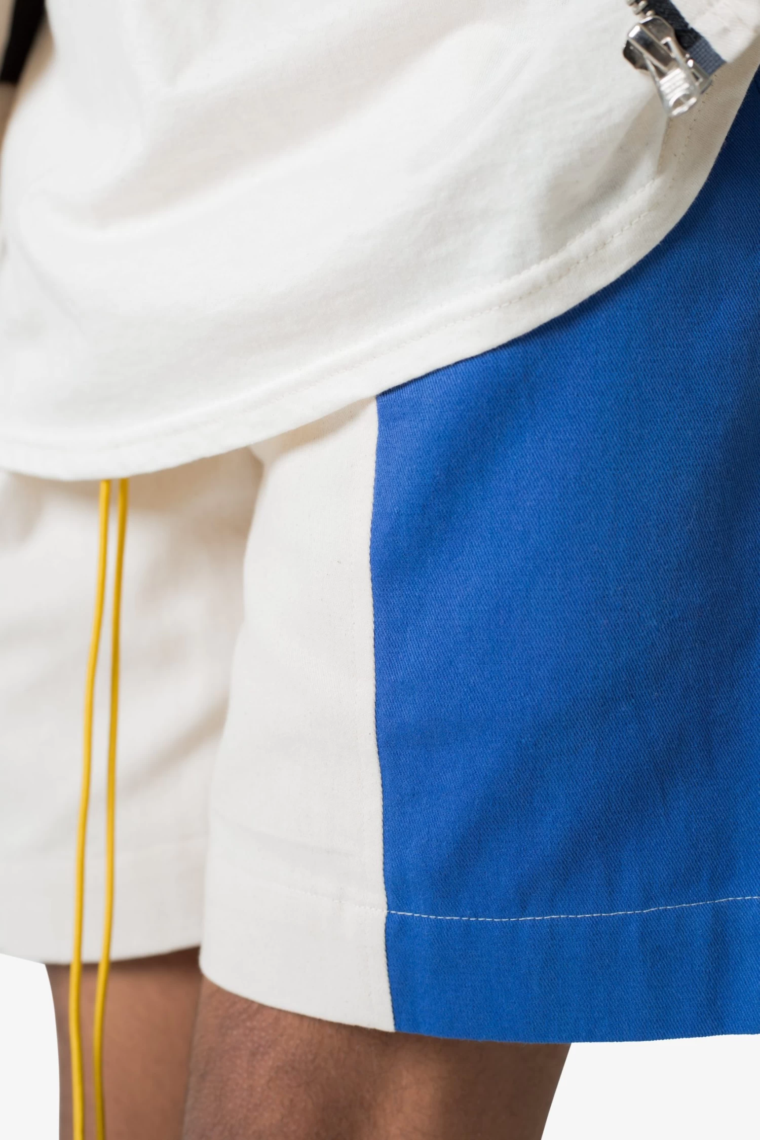 Twill Racing Shorts - Blue/Natural 10 Twill Racing Shorts - Blue/Natural - Image 8