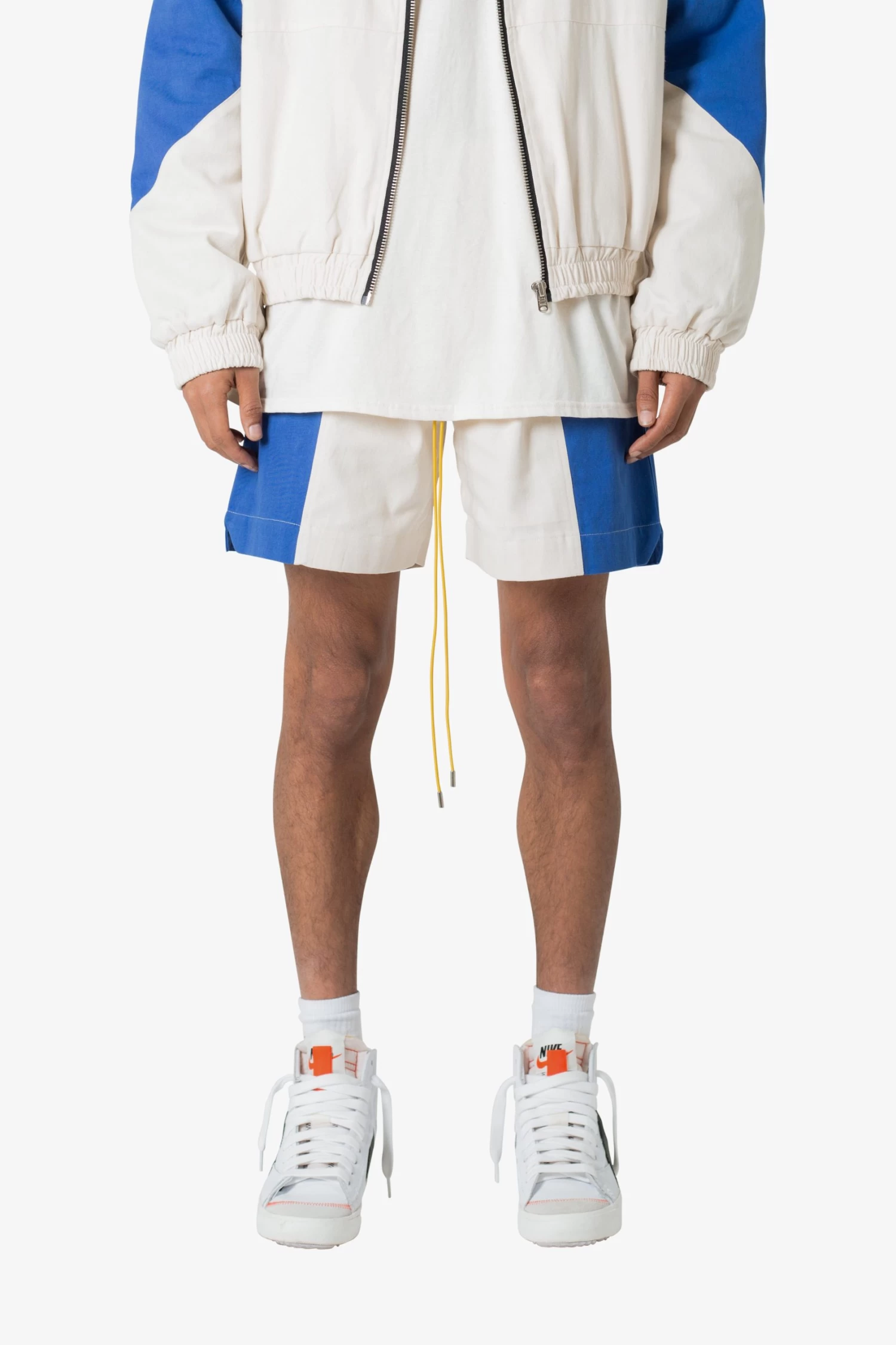 Twill Racing Shorts - Blue/Natural 3 Twill Racing Shorts - Blue/Natural