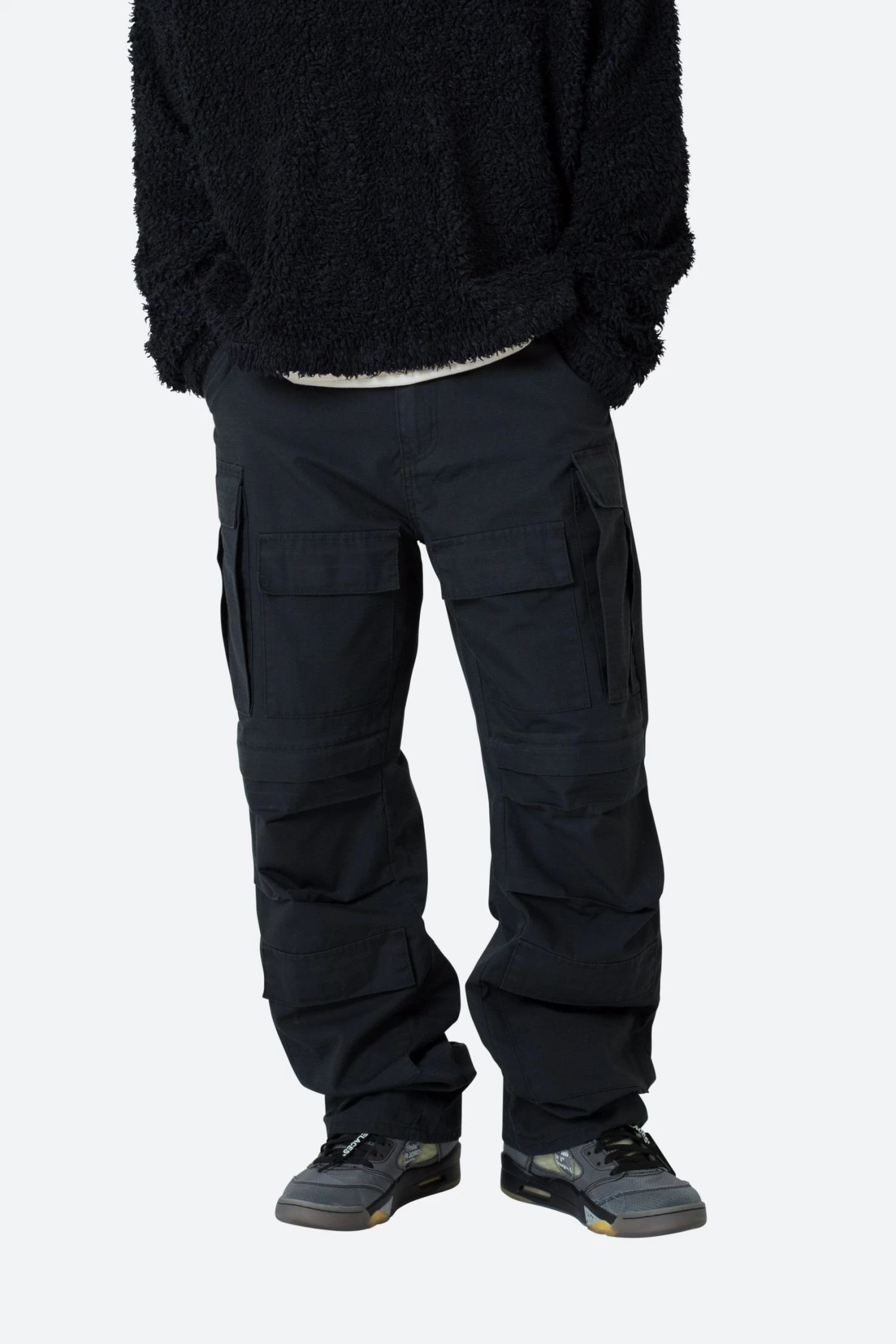 Ultra Baggy Cargo Pants - Black 4 Ultra Baggy Cargo Pants - Black - Image 2