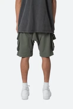 Utility Cargo Pocket Shorts - Green -clothing Utility Cargo Pocket Shorts Green 4