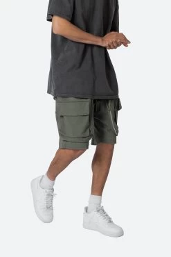 Utility Cargo Pocket Shorts - Green -clothing Utility Cargo Pocket Shorts Green 5