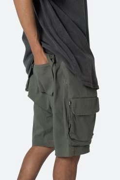 Utility Cargo Pocket Shorts - Green -clothing Utility Cargo Pocket Shorts Green 7