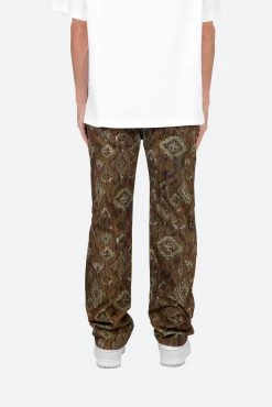 V129 Pattern Baggy Denim - Brown 15 V129 Pattern Baggy Denim - Brown -clothing V129 Pattern Baggy Denim Brown 6