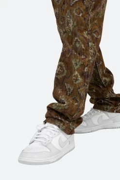 V129 Pattern Baggy Denim - Brown 17 V129 Pattern Baggy Denim - Brown -clothing V129 Pattern Baggy Denim Brown 8