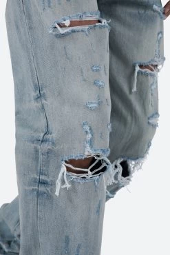 V490 Baggy Denim - Blue -clothing V490 Baggy Denim Blue 8