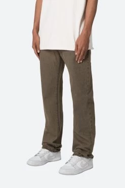 V532 Baggy Denim - Brown -clothing V532 Baggy Denim Brown 3