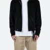 Velour Pilot Jacket - Black 2 Velour Pilot Jacket - Black -clothing Velour Pilot Jacket Black