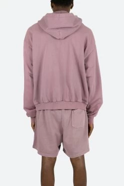 Vintage Cropped Hoodie - Purple 13 Vintage Cropped Hoodie - Purple -clothing Vintage Cropped Hoodie Purple 5