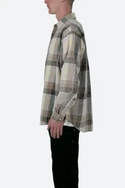 Vintage Plaid Shirt - Black/Grey -clothing Vintage Plaid Shirt BlackGrey 5