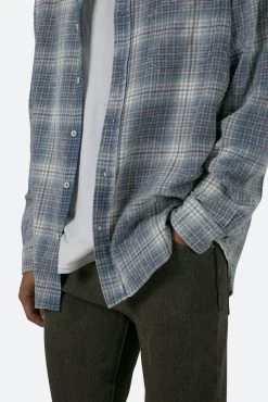 Vintage Plaid Shirt - Blue/White 17 Vintage Plaid Shirt - Blue/White -clothing Vintage Plaid Shirt BlueWhite 8