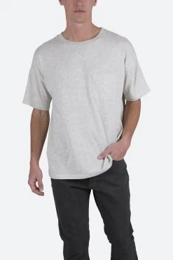 Vintage Pocket Tee - Grey 14 Vintage Pocket Tee - Grey -clothing Vintage Pocket Tee Grey 6