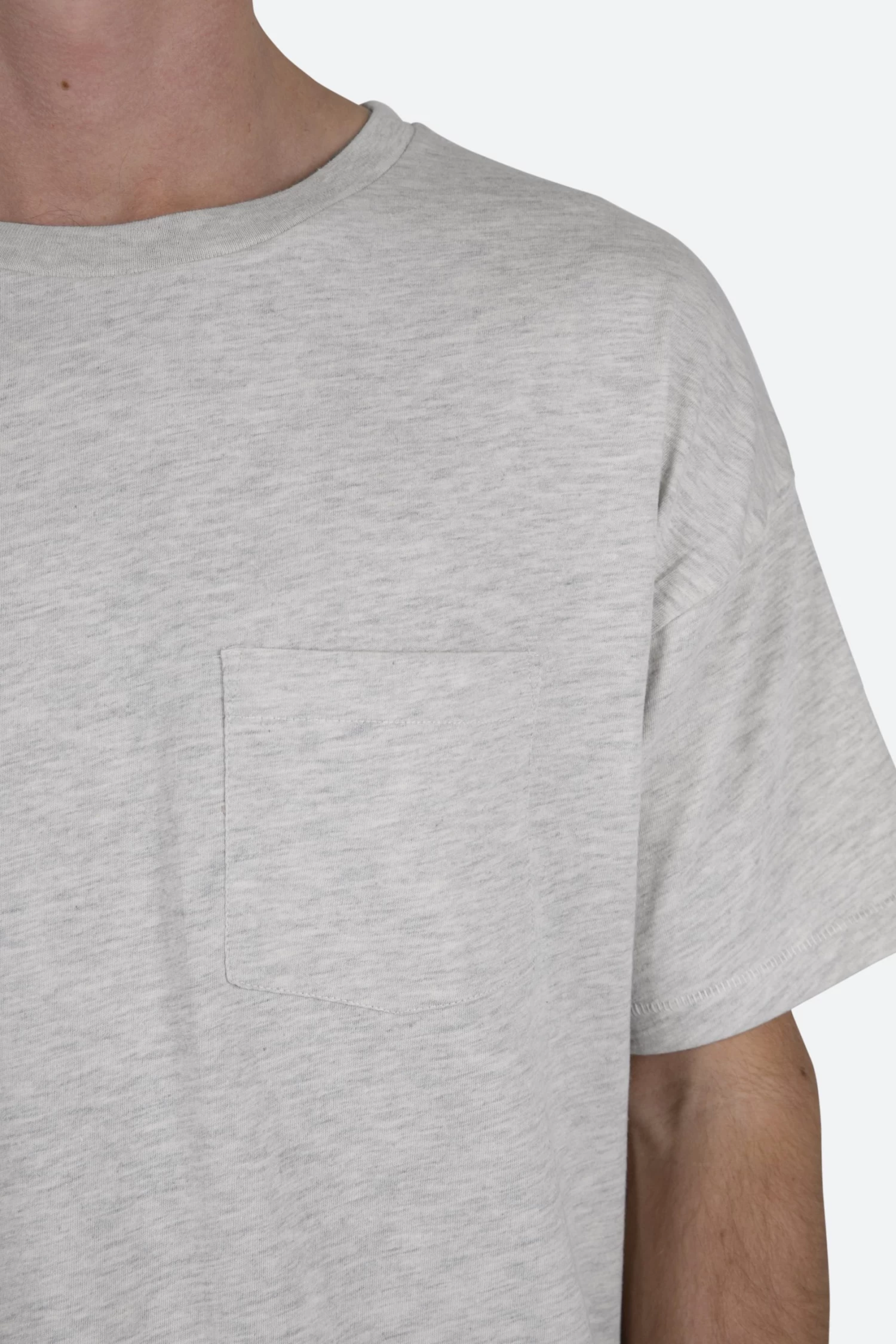 Vintage Pocket Tee - Grey 9 Vintage Pocket Tee - Grey - Image 8