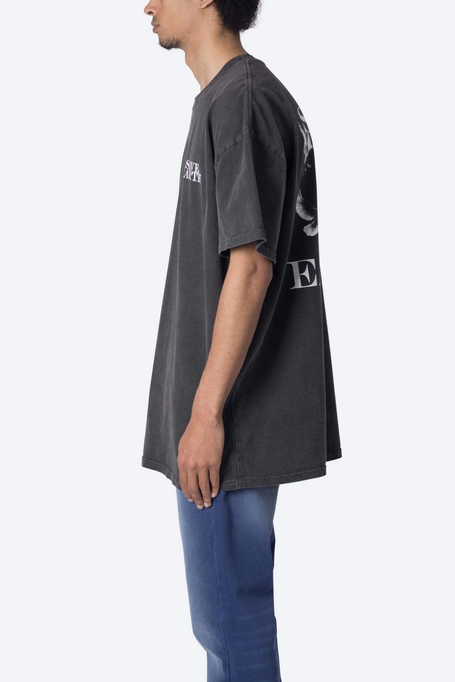 Vintage Save Earth Tee - Black 7 Vintage Save Earth Tee - Black - Image 5