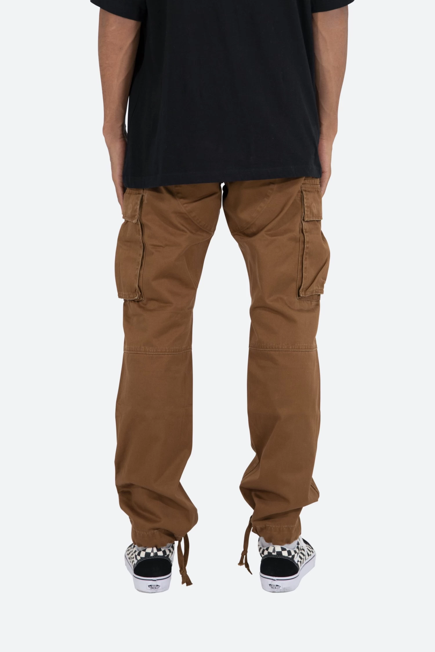 Vintage Twill Cargo Pants - Brown 7 Vintage Twill Cargo Pants - Brown - Image 5