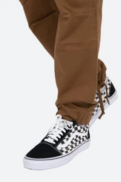 Vintage Twill Cargo Pants - Brown 19 Vintage Twill Cargo Pants - Brown -clothing Vintage Twill Cargo Pants Brown 9