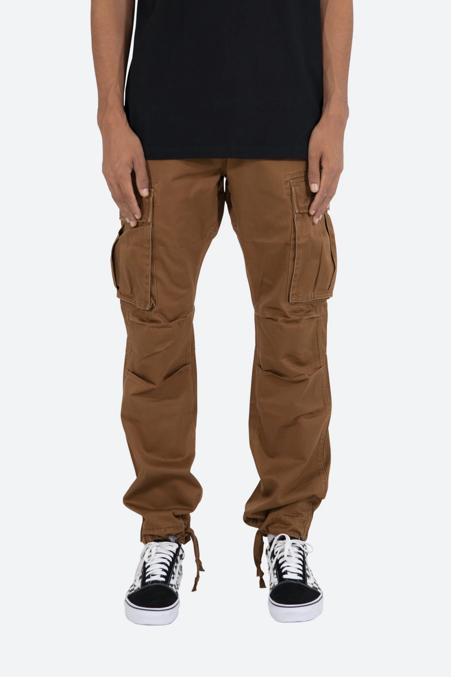 Vintage Twill Cargo Pants - Brown 3 Vintage Twill Cargo Pants - Brown