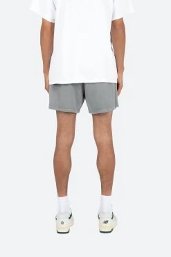 Vintage Washed Sweatshorts - Grey -clothing Vintage Washed Sweatshorts Grey 5