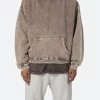 Washed Acid Hoodie - Brown