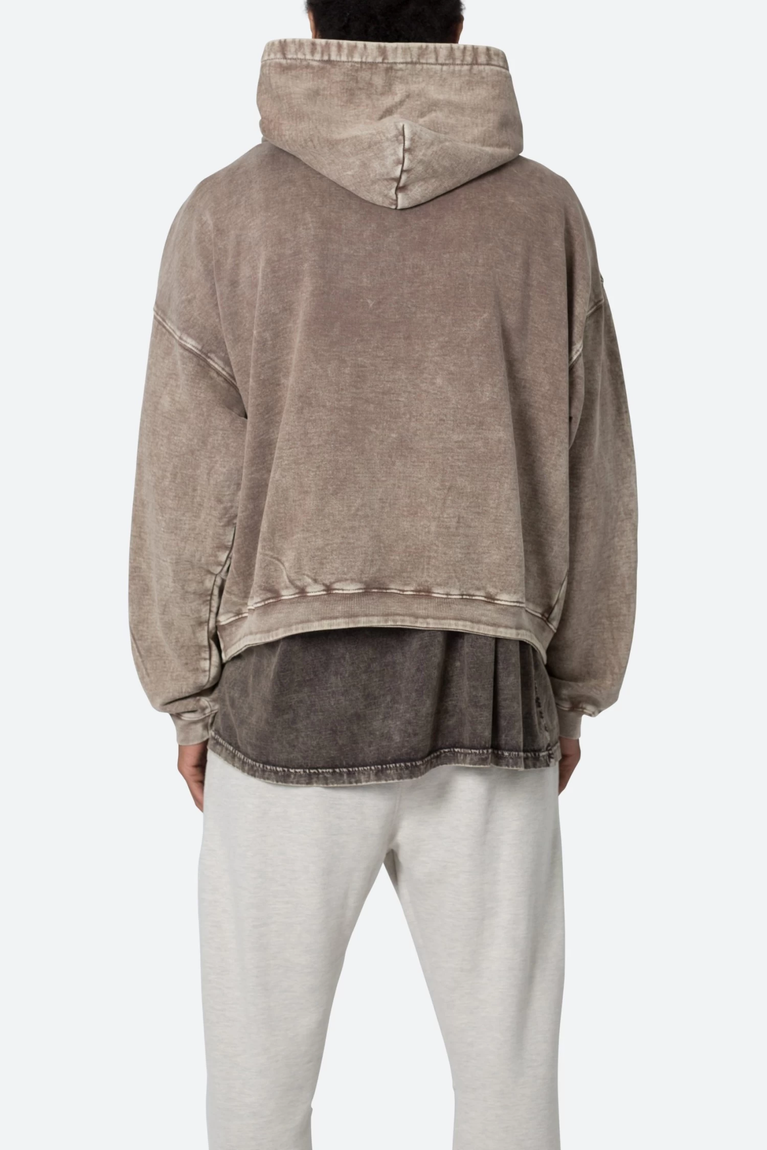 Washed Acid Hoodie - Brown 7 Washed Acid Hoodie - Brown - Image 5