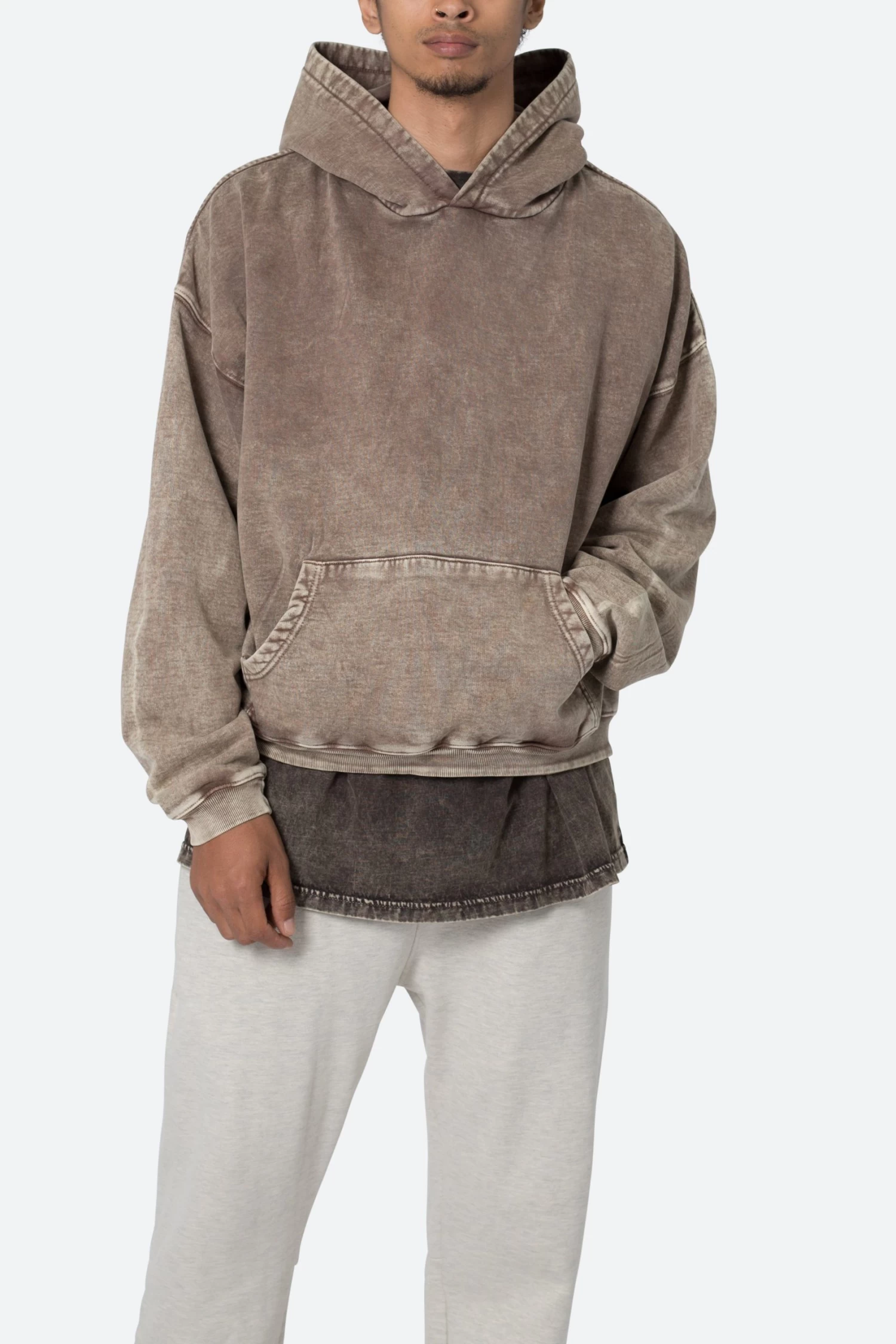 Washed Acid Hoodie - Brown 8 Washed Acid Hoodie - Brown - Image 6