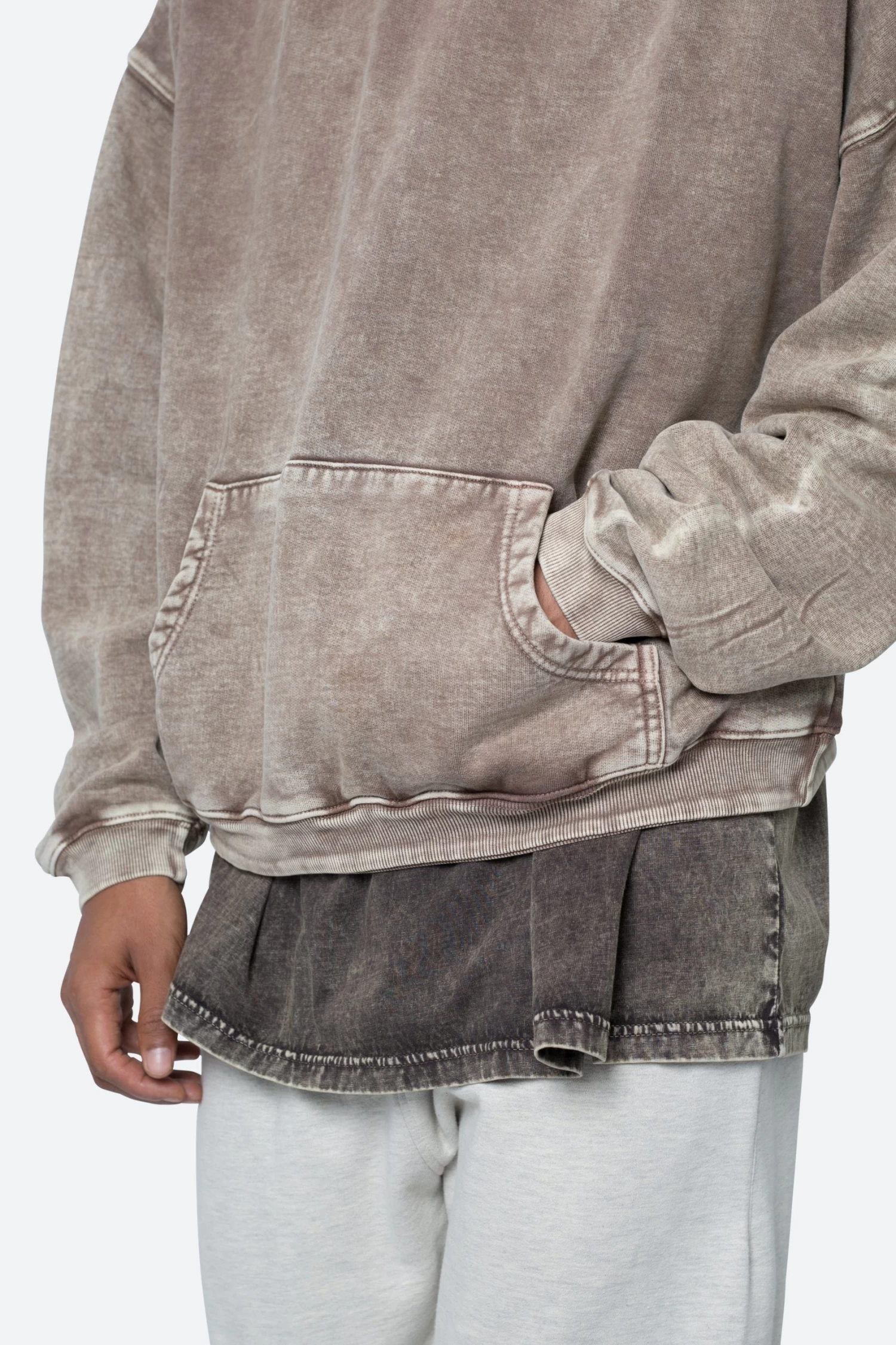 Washed Acid Hoodie - Brown 9 Washed Acid Hoodie - Brown - Image 7