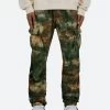 Washed Camo Cargo Pants - Camo