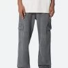 Washed Cargo Sweatpants - Black 2 Washed Cargo Sweatpants - Black -clothing Washed Cargo Sweatpants Black
