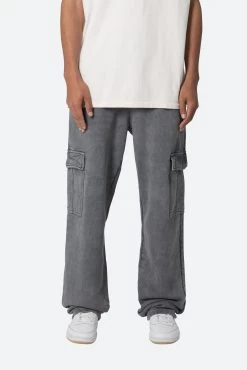 Washed Cargo Sweatpants - Black 12 Washed Cargo Sweatpants - Black -clothing Washed Cargo Sweatpants Black 3